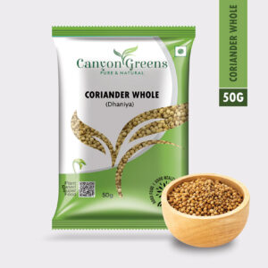 Coriander Whole (Dhaniya) 50 Gm